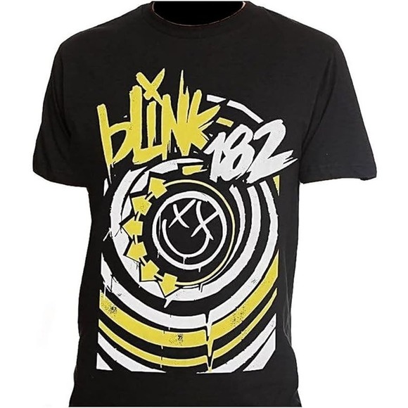 AmyVich Tops - Apparel Blink 182 - Happy Face Logo T-Shirt